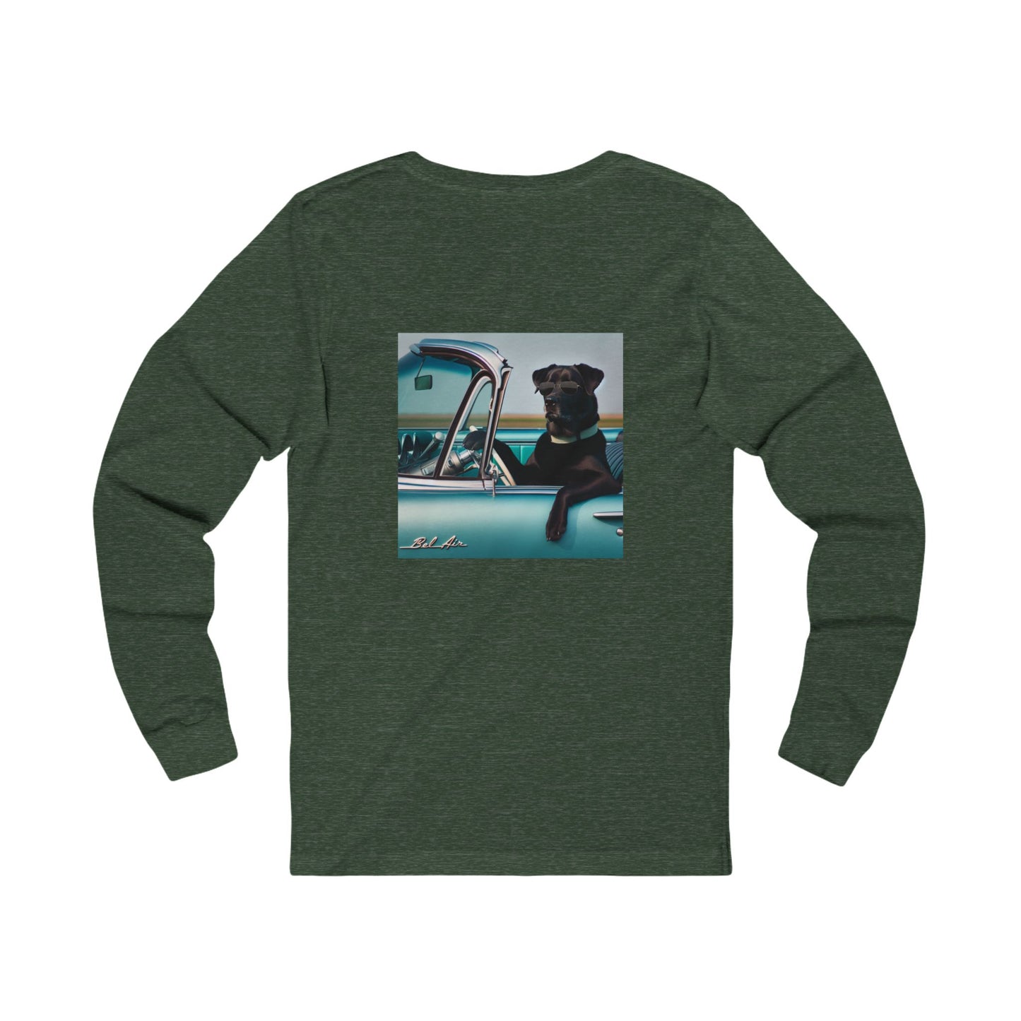Black Lab Classic, 1950's, Unisex Jersey Long Sleeve Tee