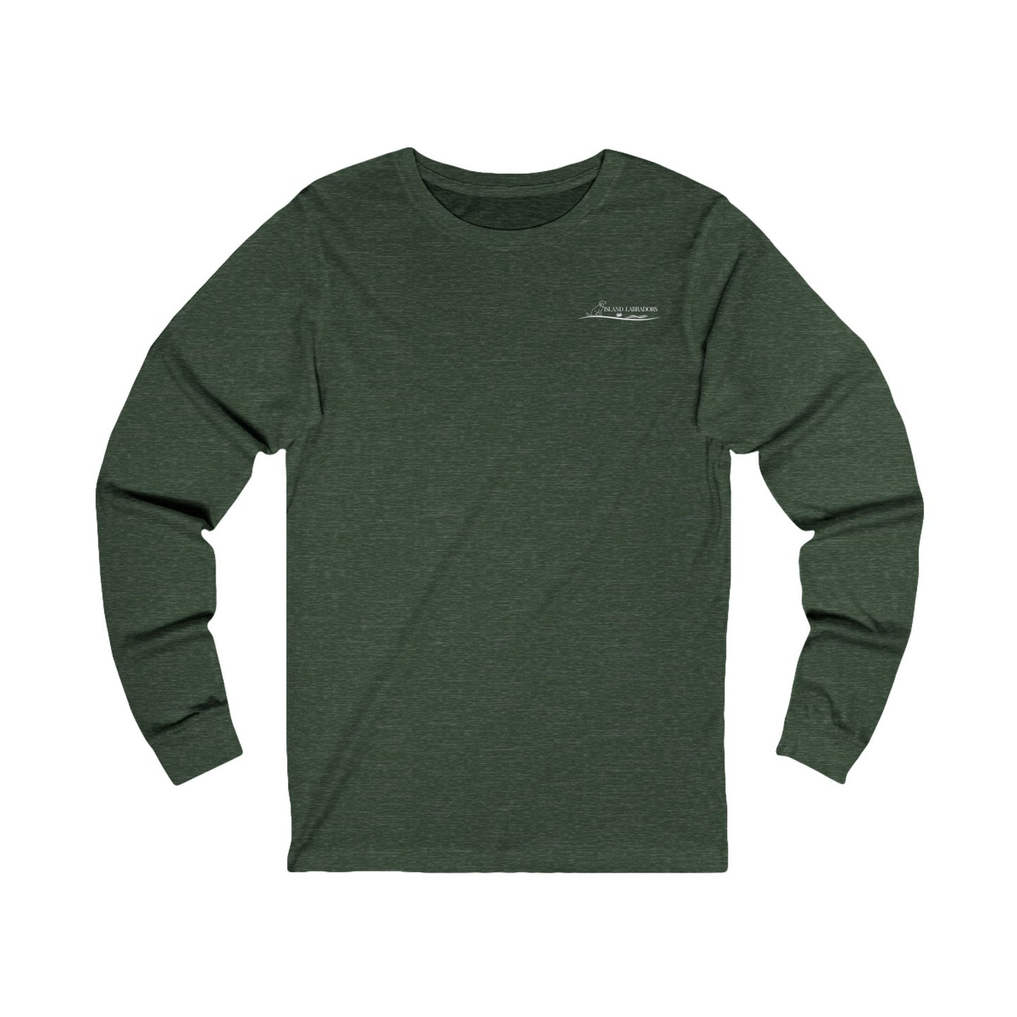 Coastie flag, Black Lab, Service dog, Unisex Jersey Long Sleeve Tee