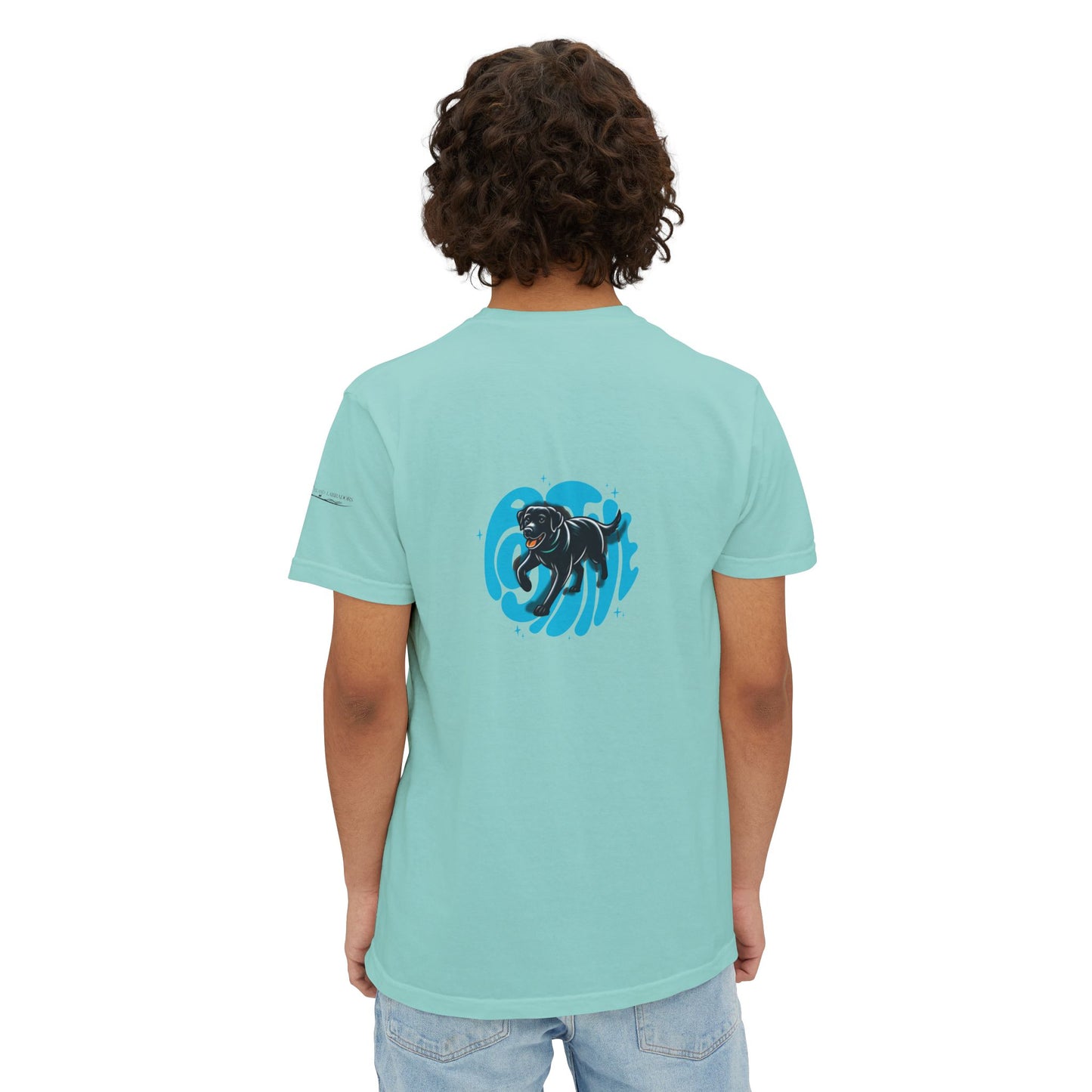 Positive, Island Labradors, pocket T-Shirt