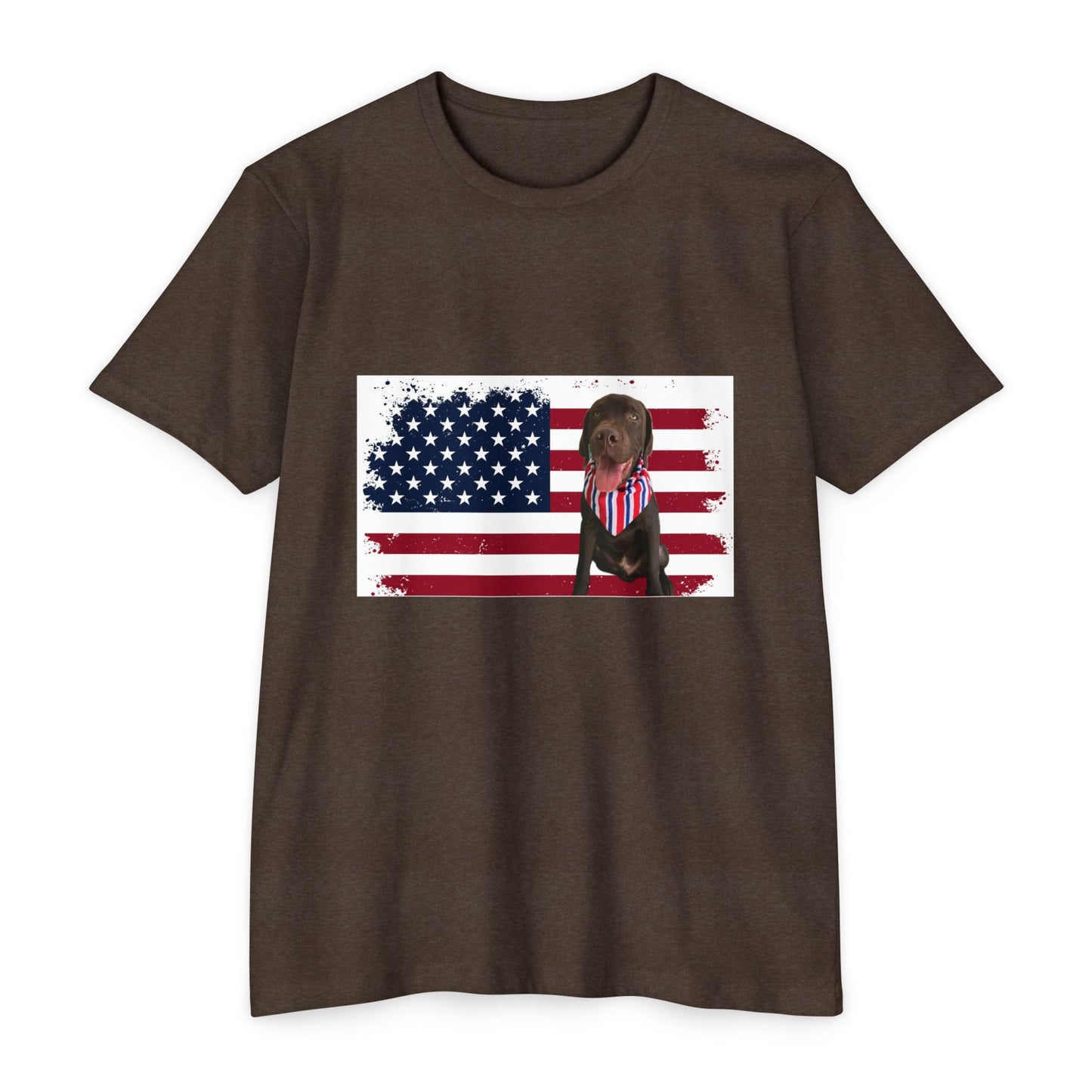 4Th Of July American dog t-shirt