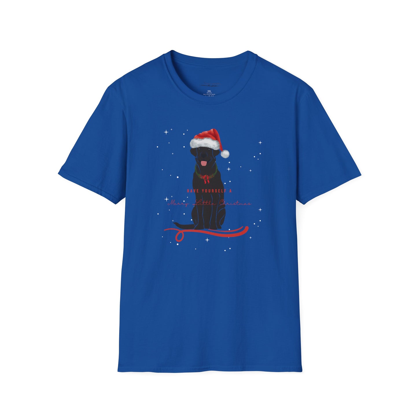 Have Yourself A Merry Little Christmas, black Labrador