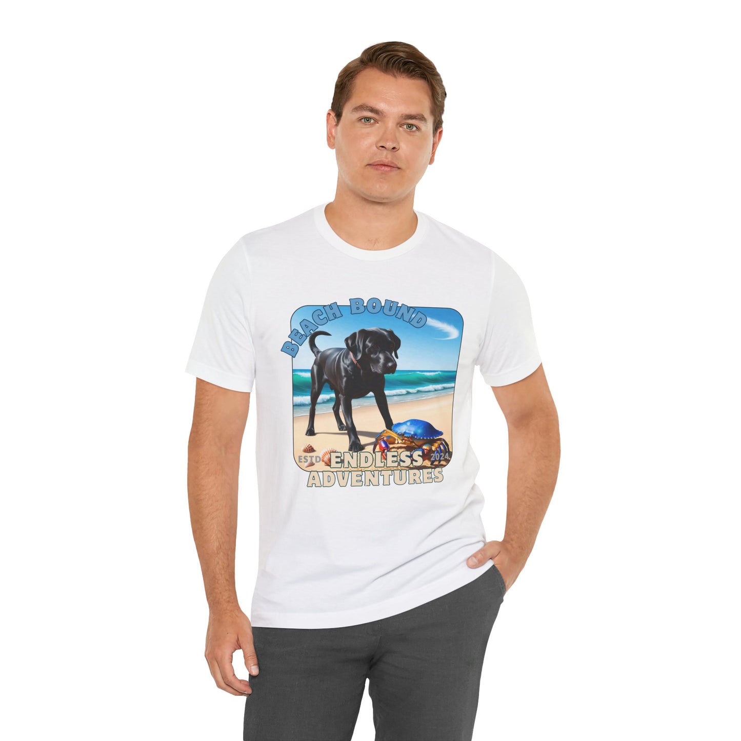 Jetty’s Adventures Crab, Unisex Garment-Dyed T-shirt, #Jettysadventures,
