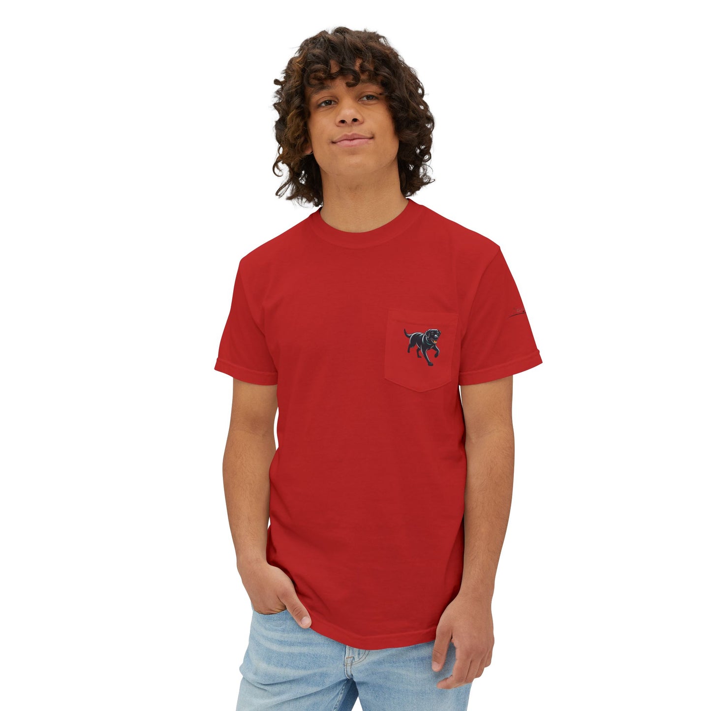 My dog is smarter than yours, just saying, Island Labradors, Pocket, T-Shirt