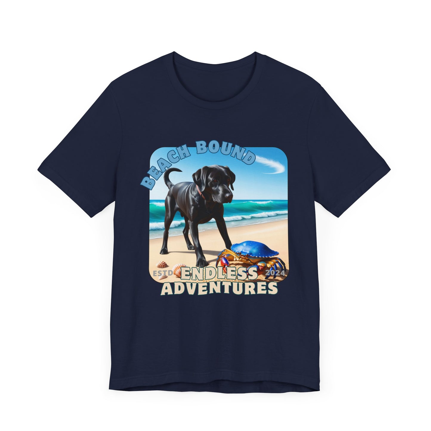 Jetty’s Adventures Crab, Unisex Garment-Dyed T-shirt, #Jettysadventures,