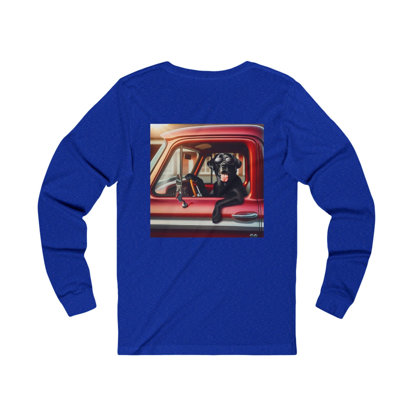 Black Lab Classic, 1950's, Unisex Jersey Long Sleeve Tee