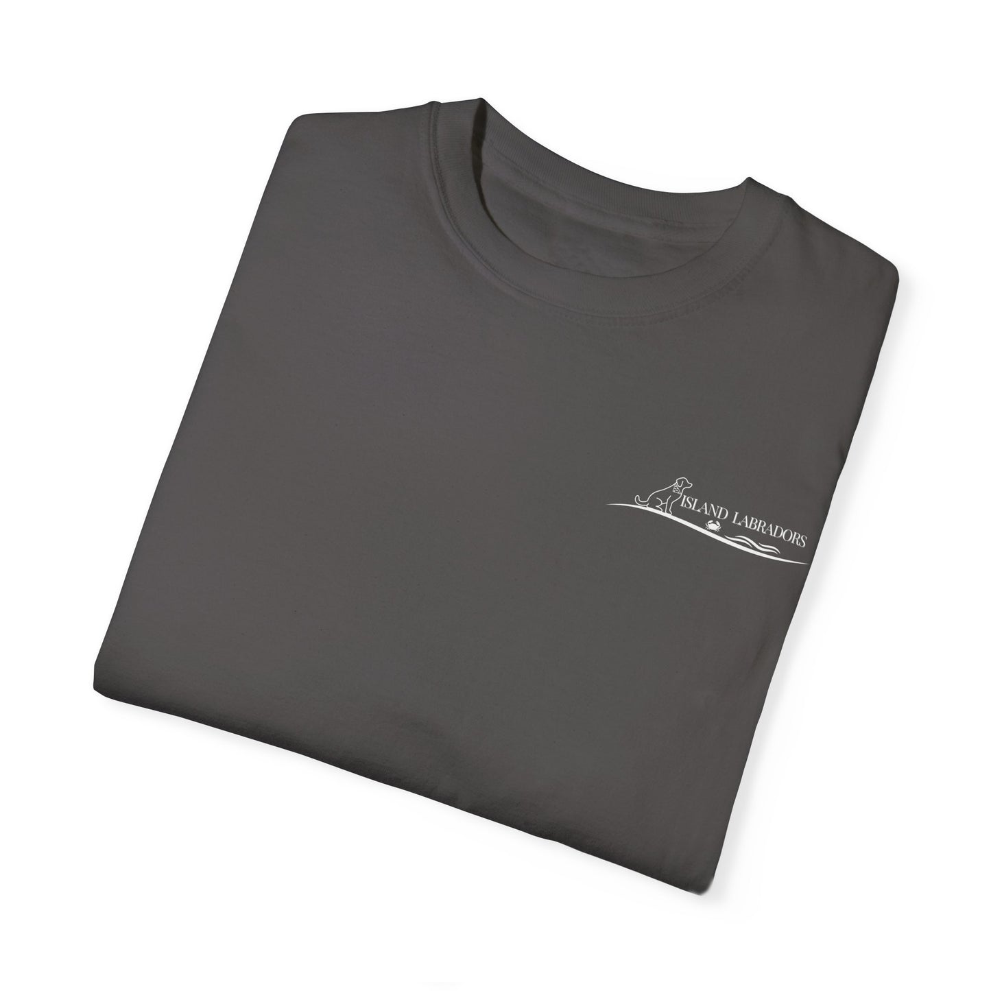English Labrador print, Unisex Garment-Dyed T-shirt