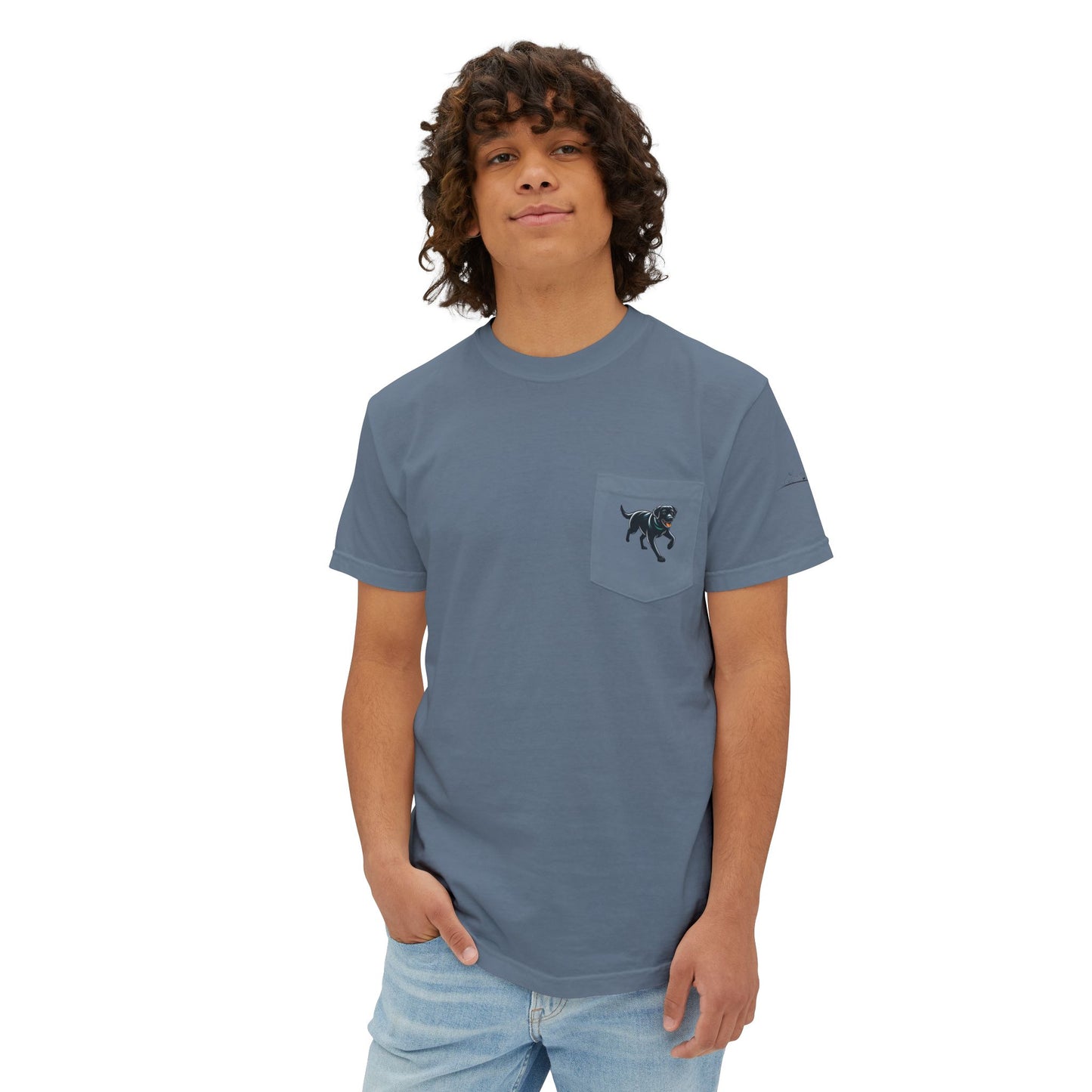 My dog is smarter than yours, just saying, Island Labradors, Pocket, T-Shirt