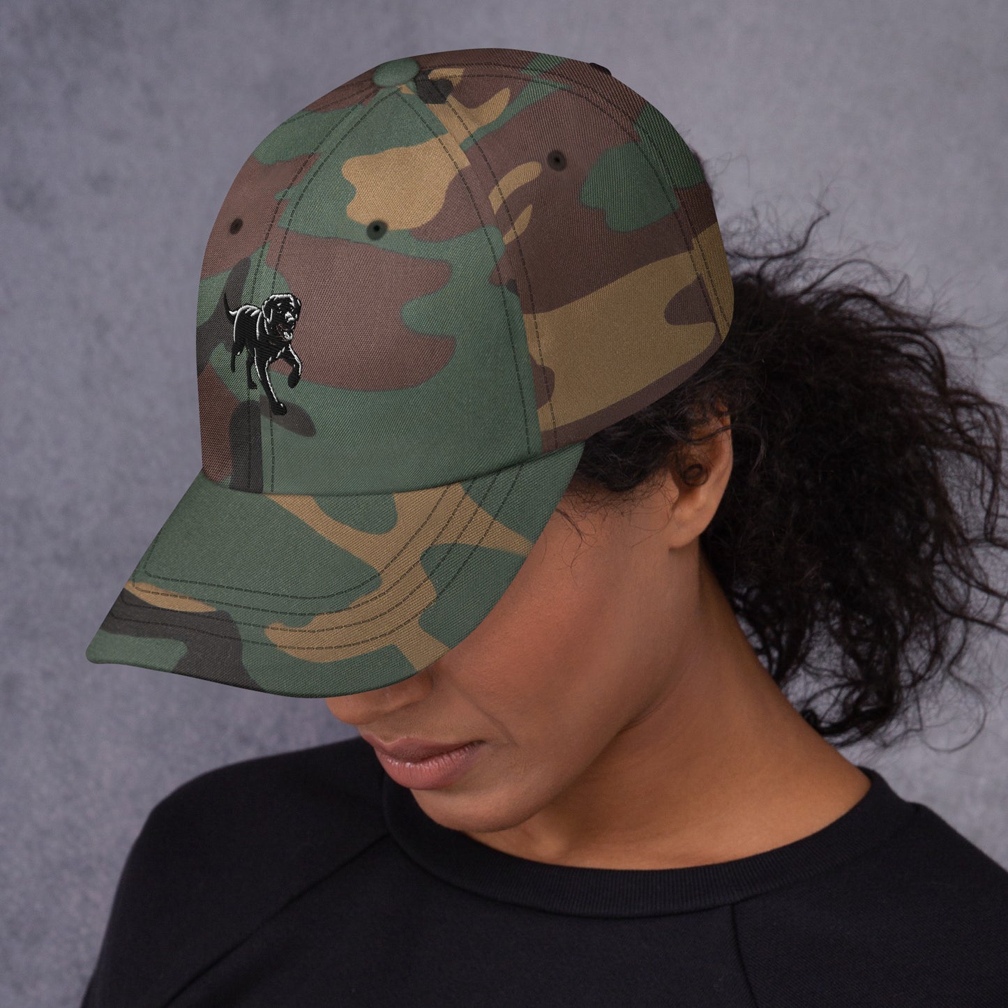 Jetty Black Lab Dad hat