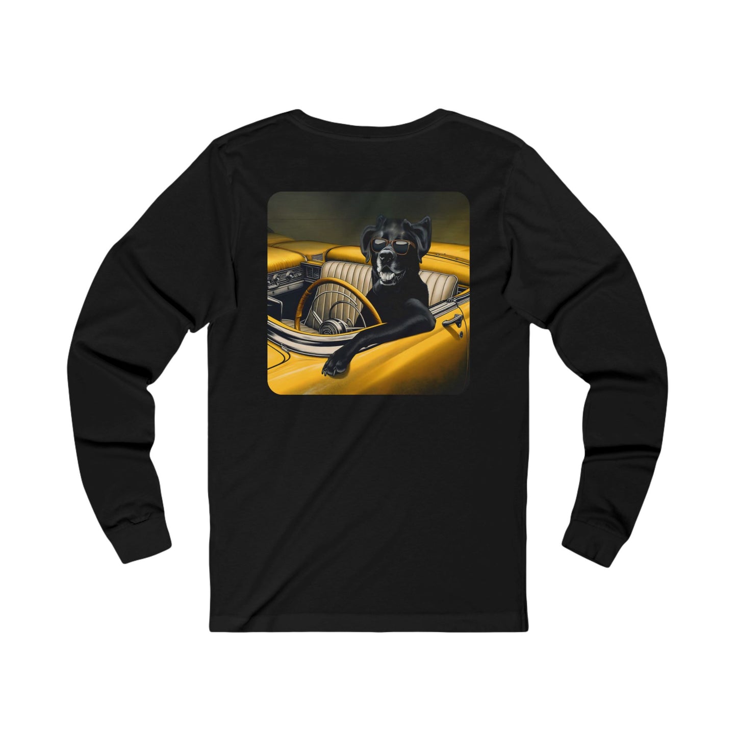 Black Lab Classic, 1950's, Unisex Jersey Long Sleeve Tee