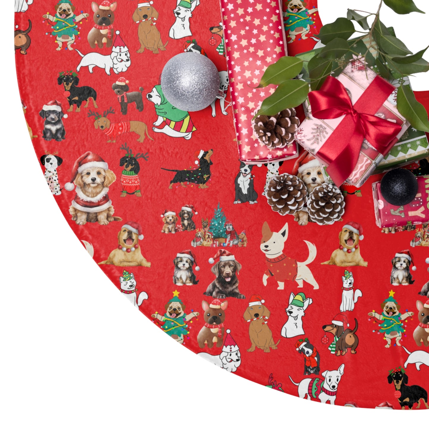 Pet, Doggy Christmas Tree Skirts