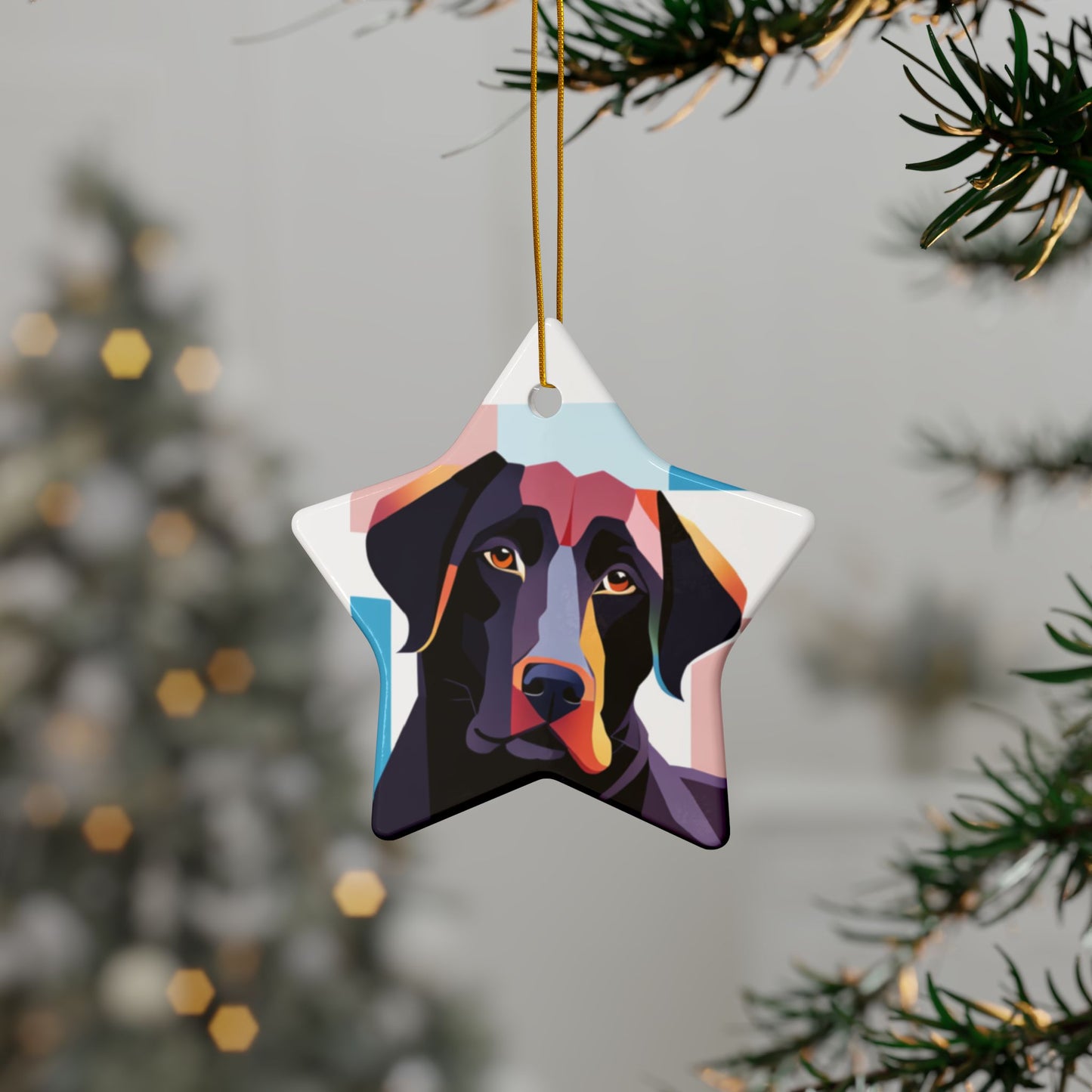 Labrador Christmas joyful, Christmas dog,  joyful Christmas