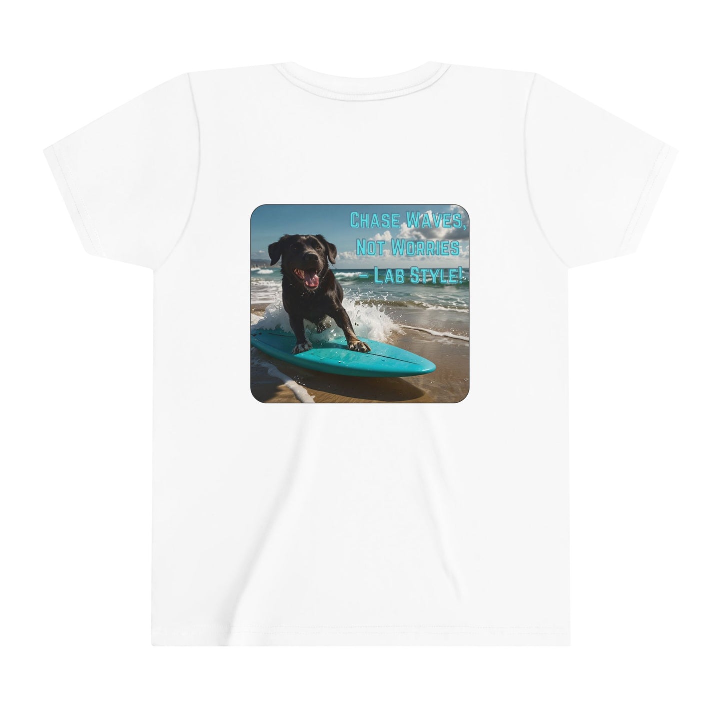 Chase waves not worries, Labrador style, Adventures, Labrador, dog, Beach, fun,