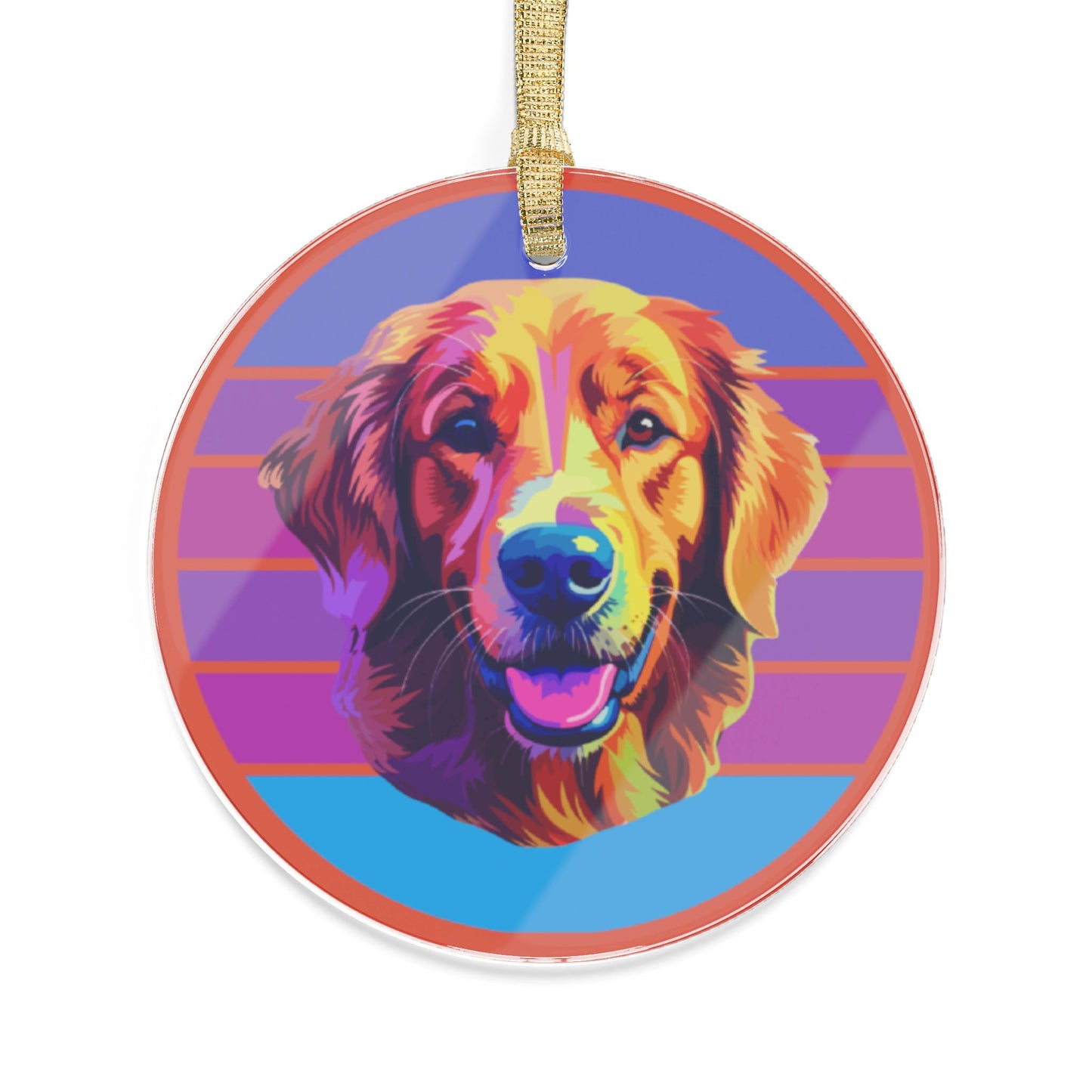 yellow labby, Acrylic Ornaments