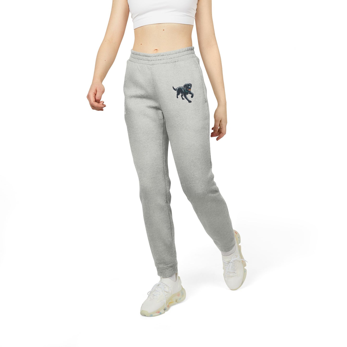 Jetty, Black Lab, adidas Unisex Fleece Joggers