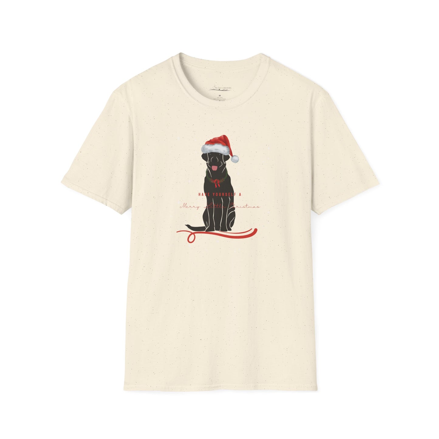 Have Yourself A Merry Little Christmas, black Labrador