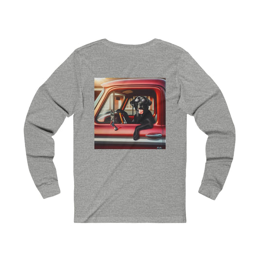 Black Lab Classic, 1950's, Unisex Jersey Long Sleeve Tee