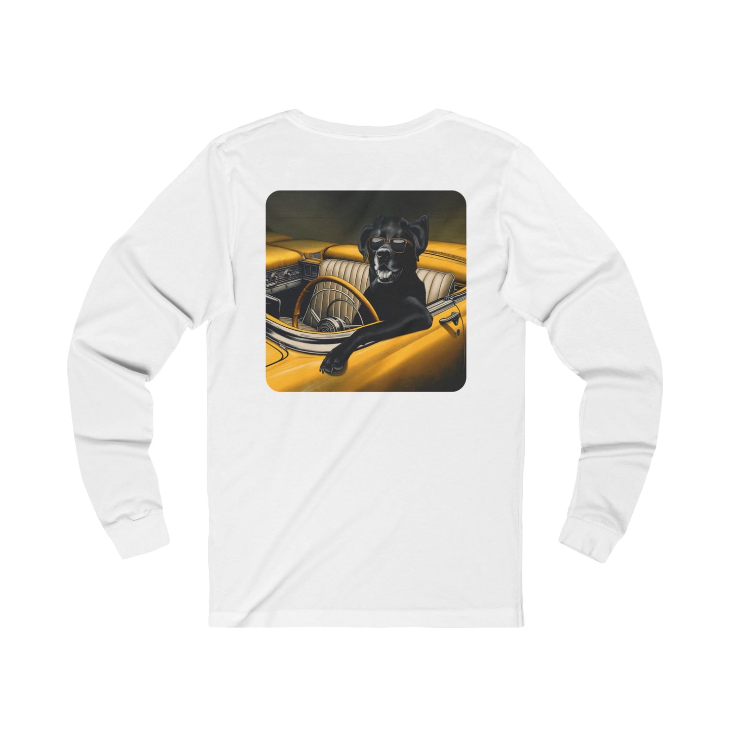Black Lab Classic, 1950's, Unisex Jersey Long Sleeve Tee