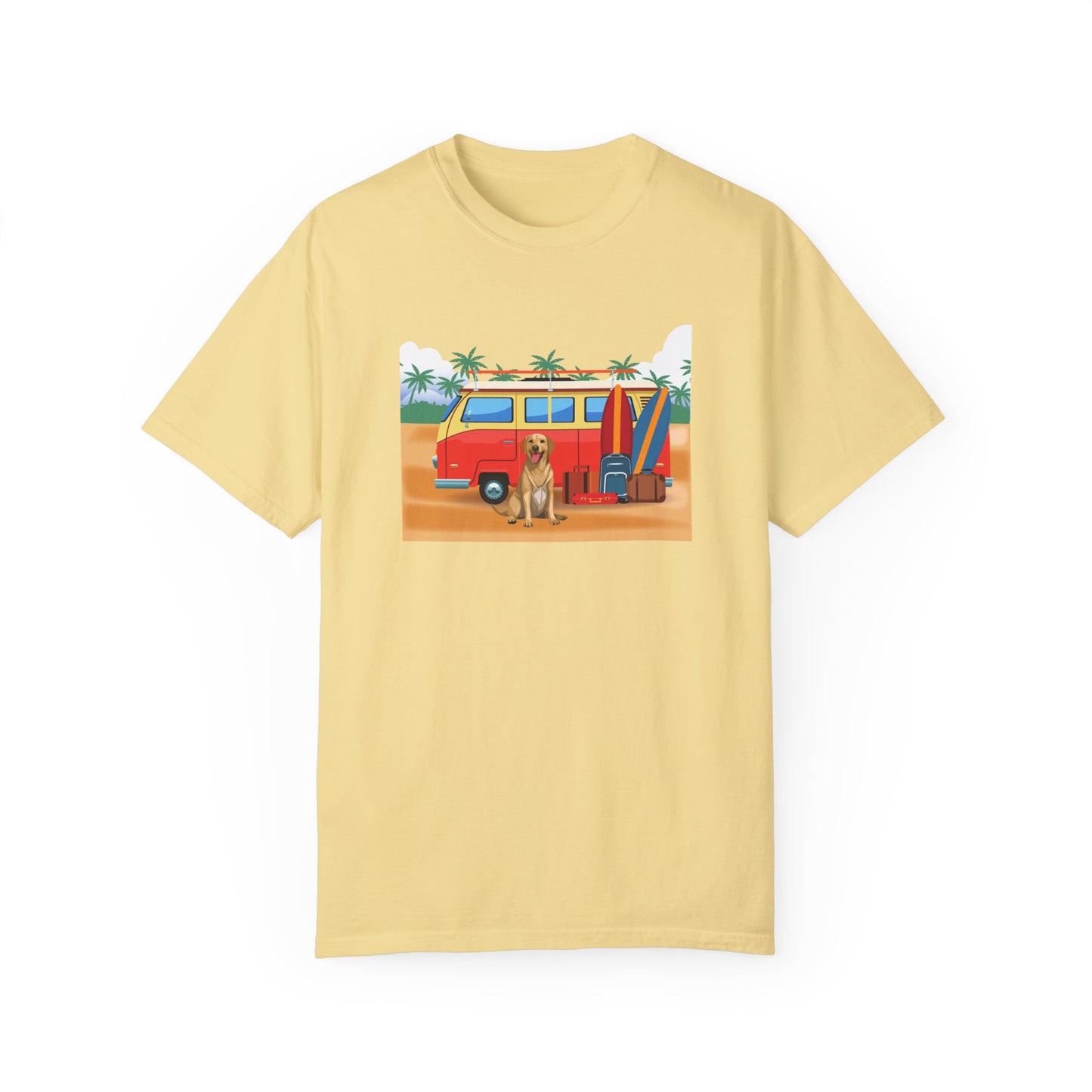 Golden, Ready for the beach
