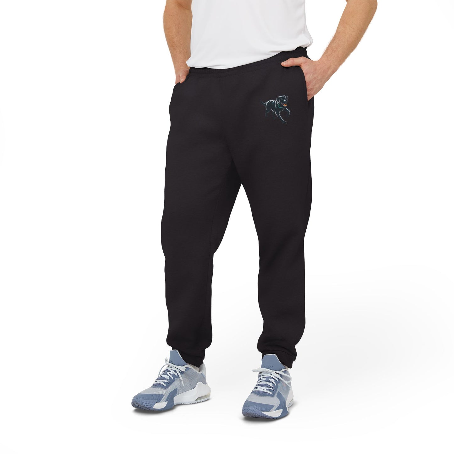 Jetty, Black Lab, adidas Unisex Fleece Joggers