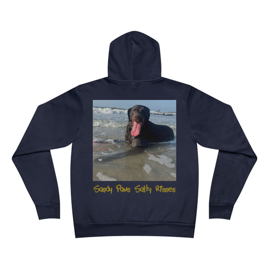 Sandy Paws, Salty Kisses, Unisex Sponge Fleece Pullover Hoodie