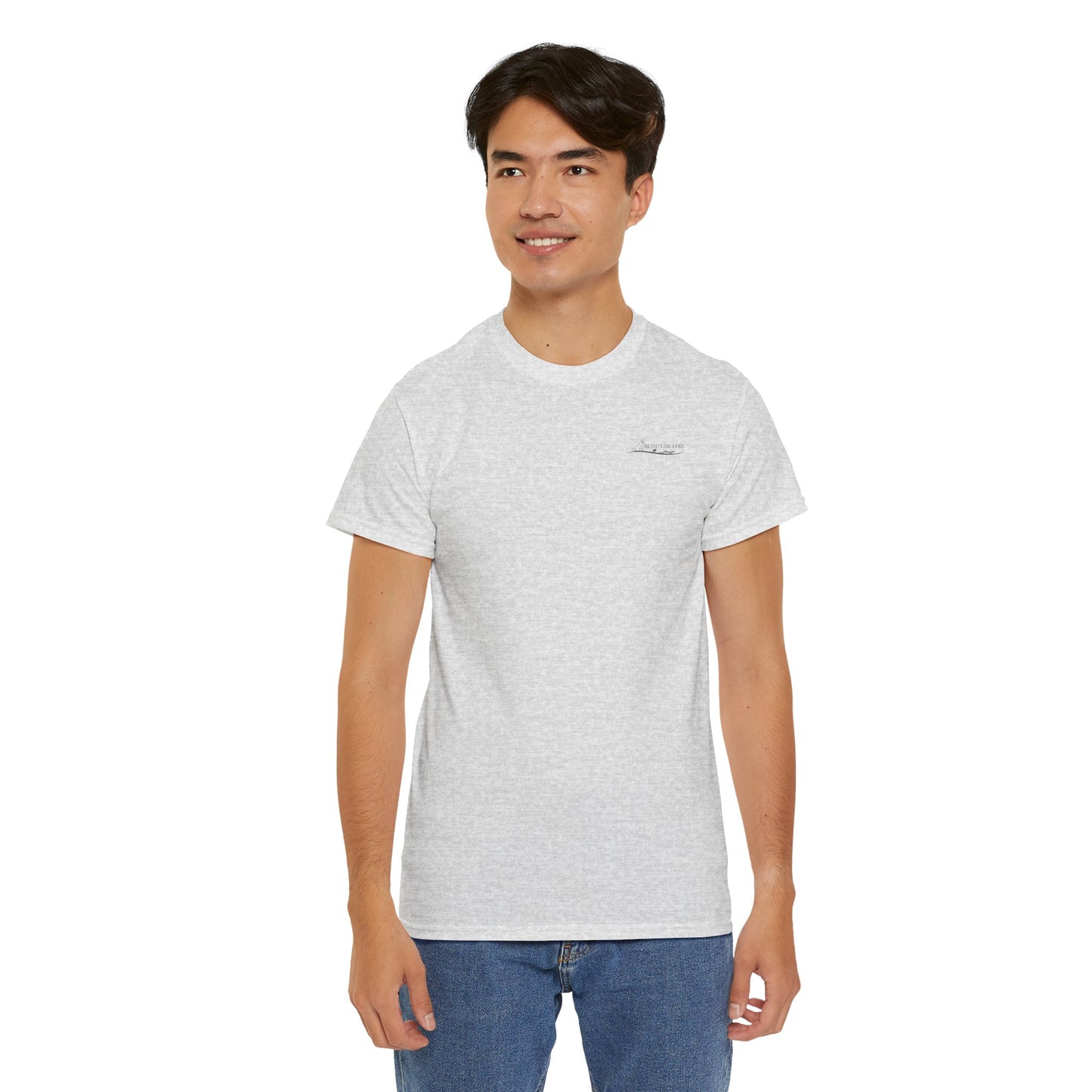 Coastie Black Lab Flag Unisex Heavy Cotton Tee