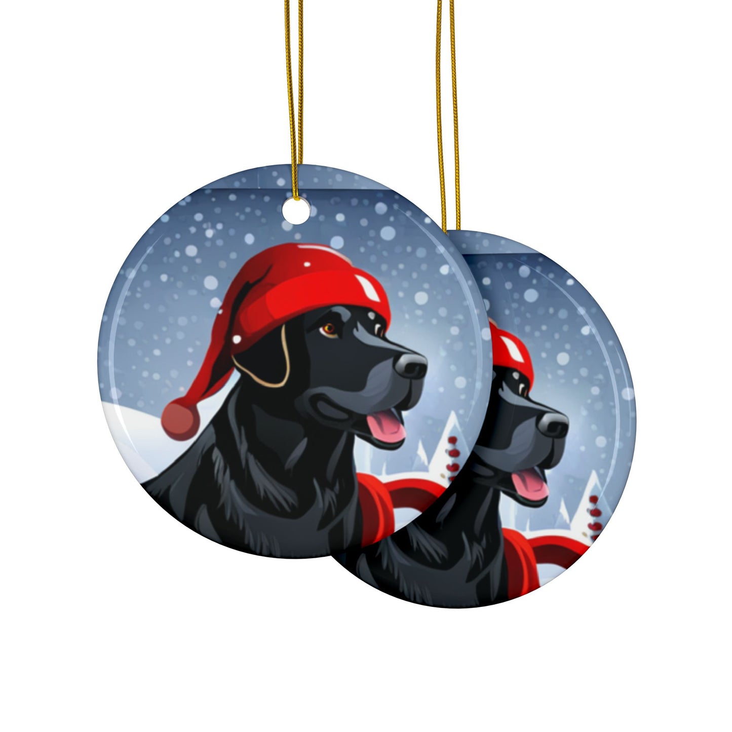 Black Labrador Christmas joyful, Christmas dog,  joyful Christmas