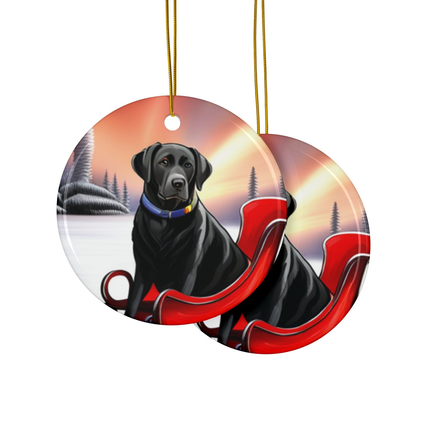 Yellow Labrador Christmas joyful, Christmas dog,  joyful Christmas