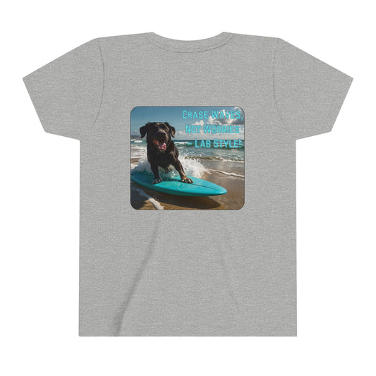 Chase waves not worries, Labrador style, Adventures, Labrador, dog, Beach, fun,