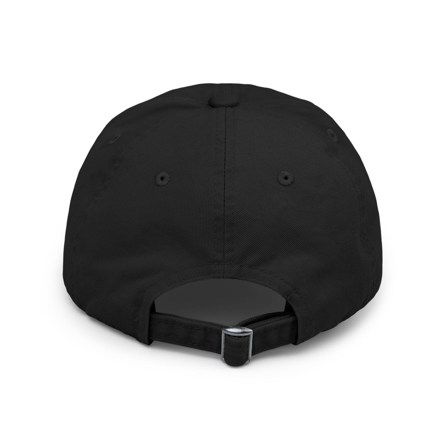 Sunset lab on a boat, Unisex Distressed Cap