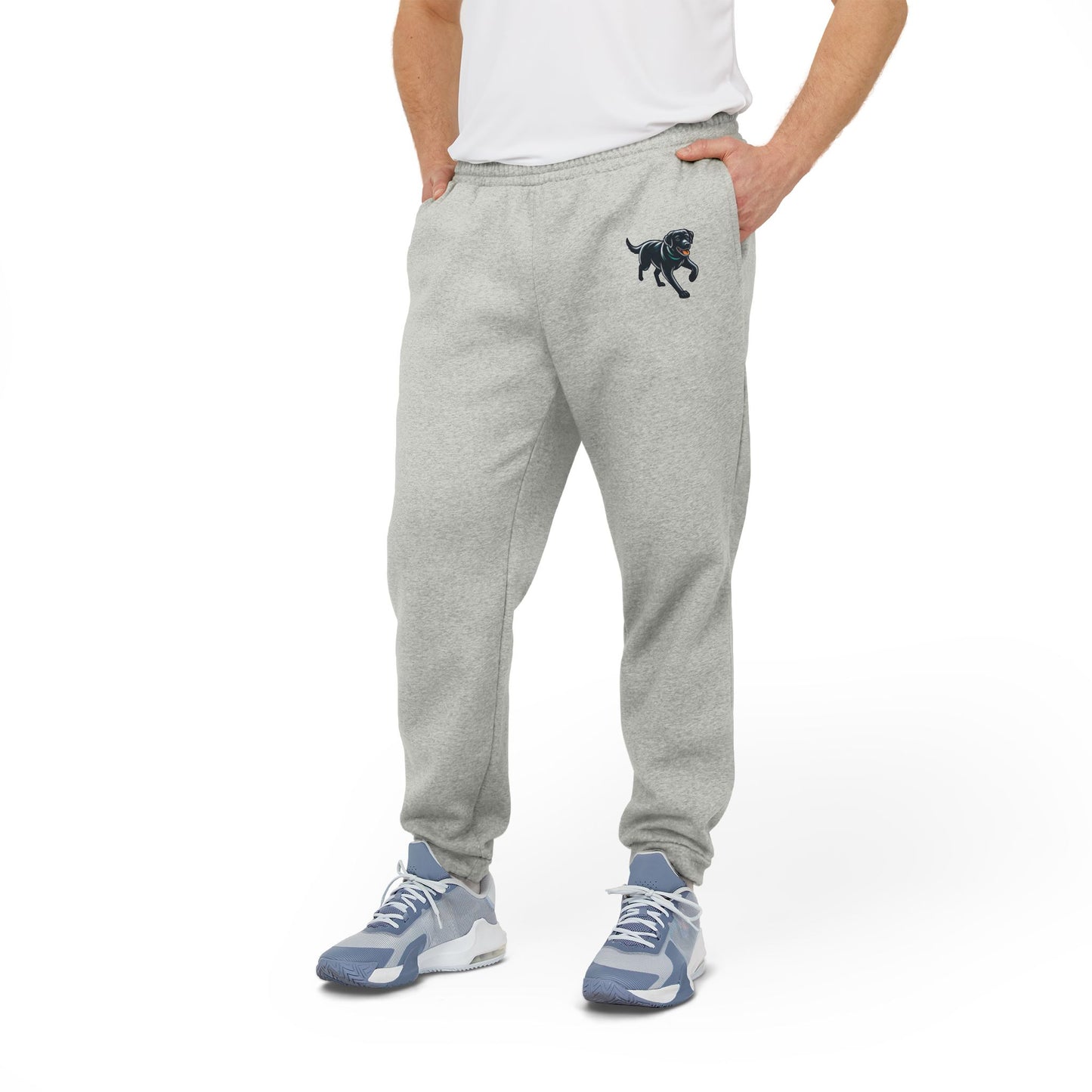 Jetty, Black Lab, adidas Unisex Fleece Joggers