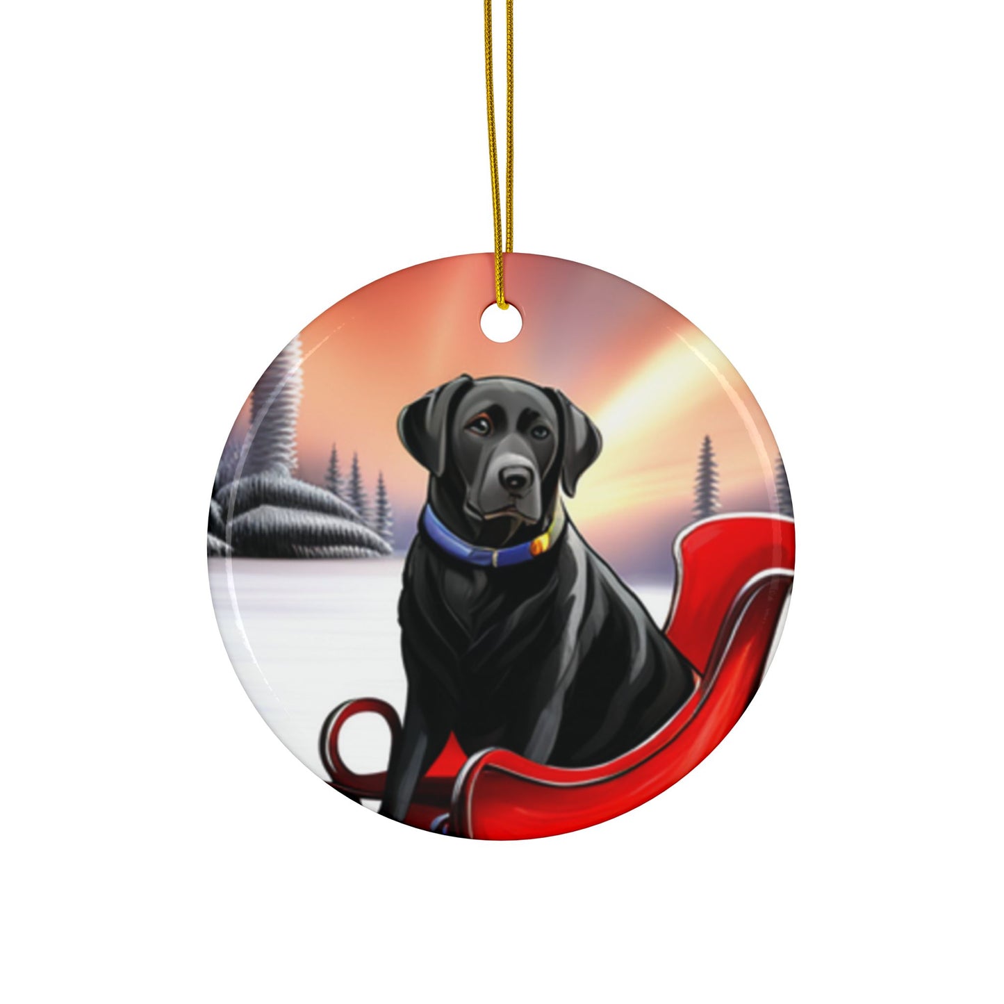 Yellow Labrador Christmas joyful, Christmas dog,  joyful Christmas