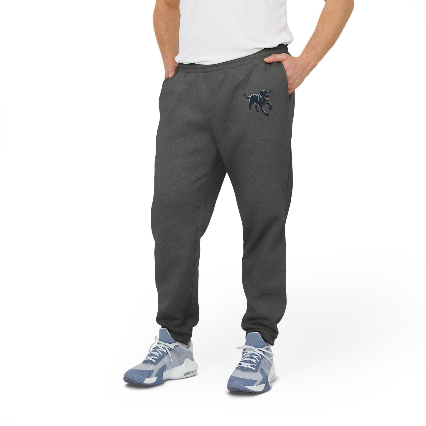Jetty, Black Lab, adidas Unisex Fleece Joggers