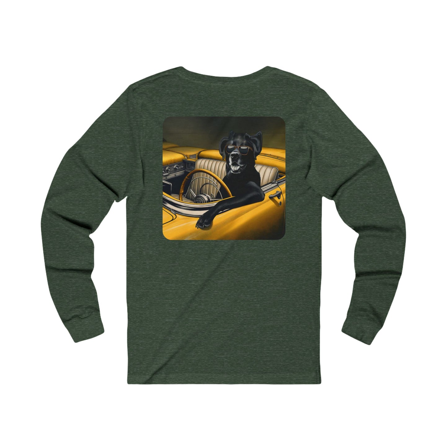 Black Lab Classic, 1950's, Unisex Jersey Long Sleeve Tee
