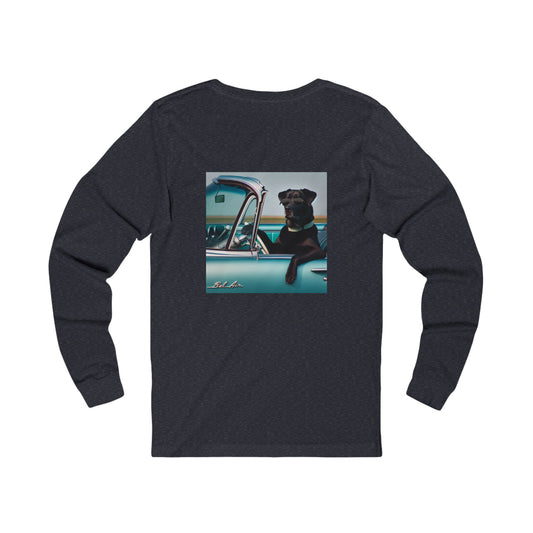 Black Lab Classic, 1950's, Unisex Jersey Long Sleeve Tee