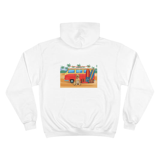 Yellow surfer, Champion Hoodie