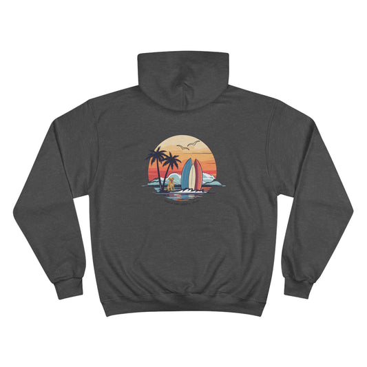 Yellow Surfer, Champion Hoodie
