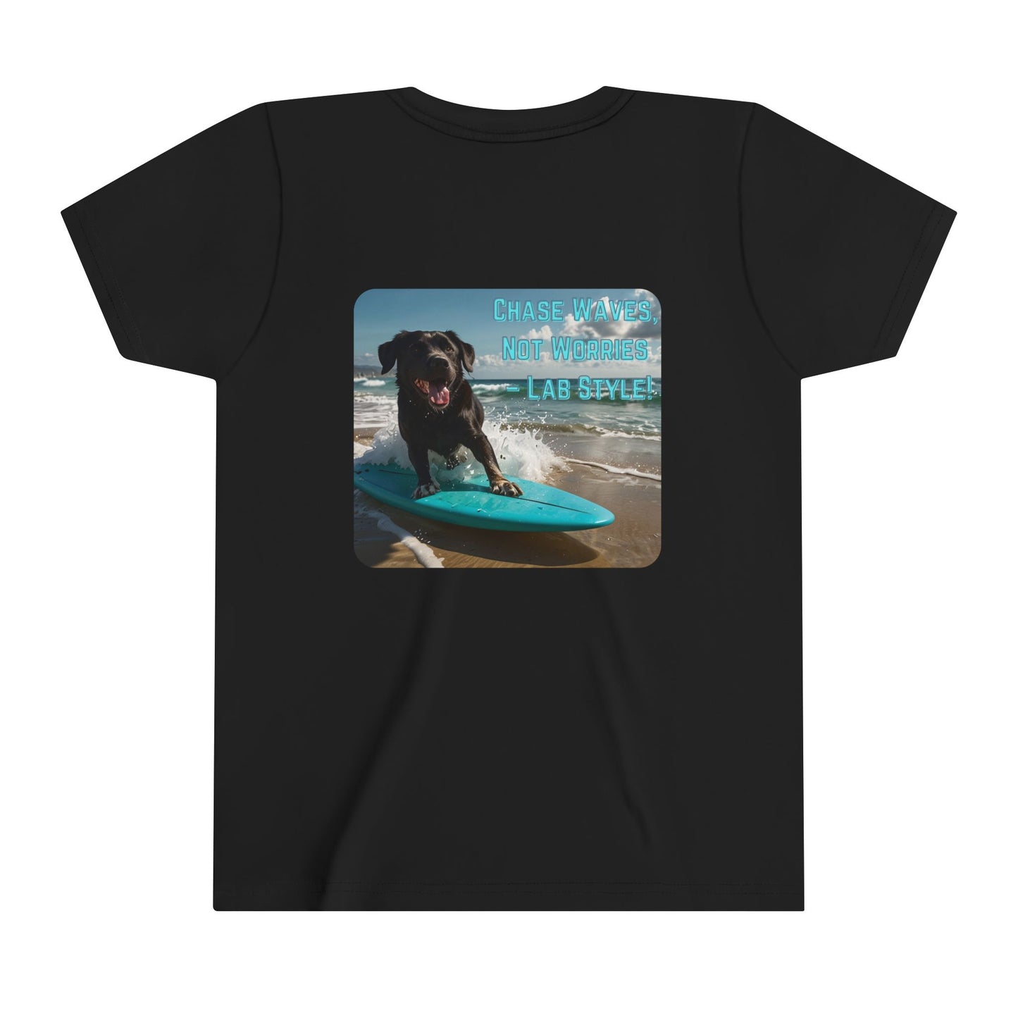 Chase waves not worries, Labrador style, Adventures, Labrador, dog, Beach, fun,