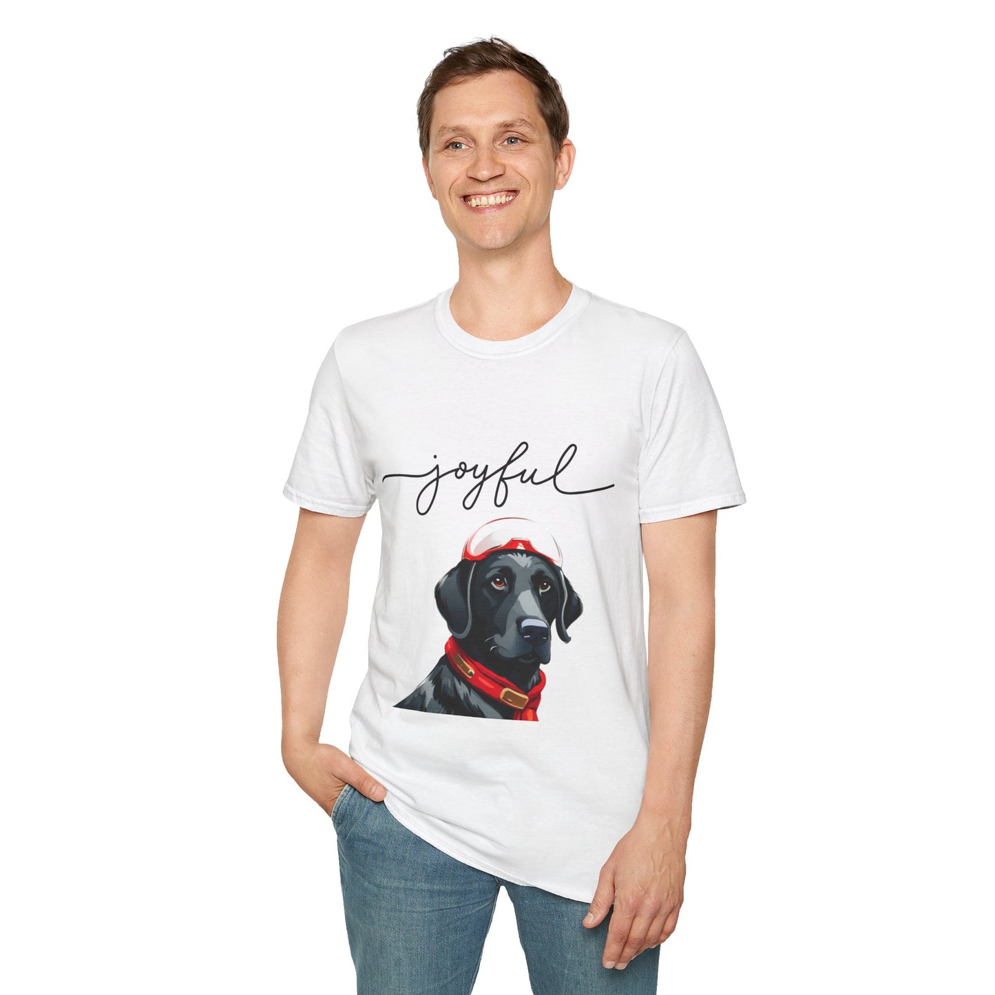 Black Labrador Christmas joyful, Christmas dog,  joyful Christmas