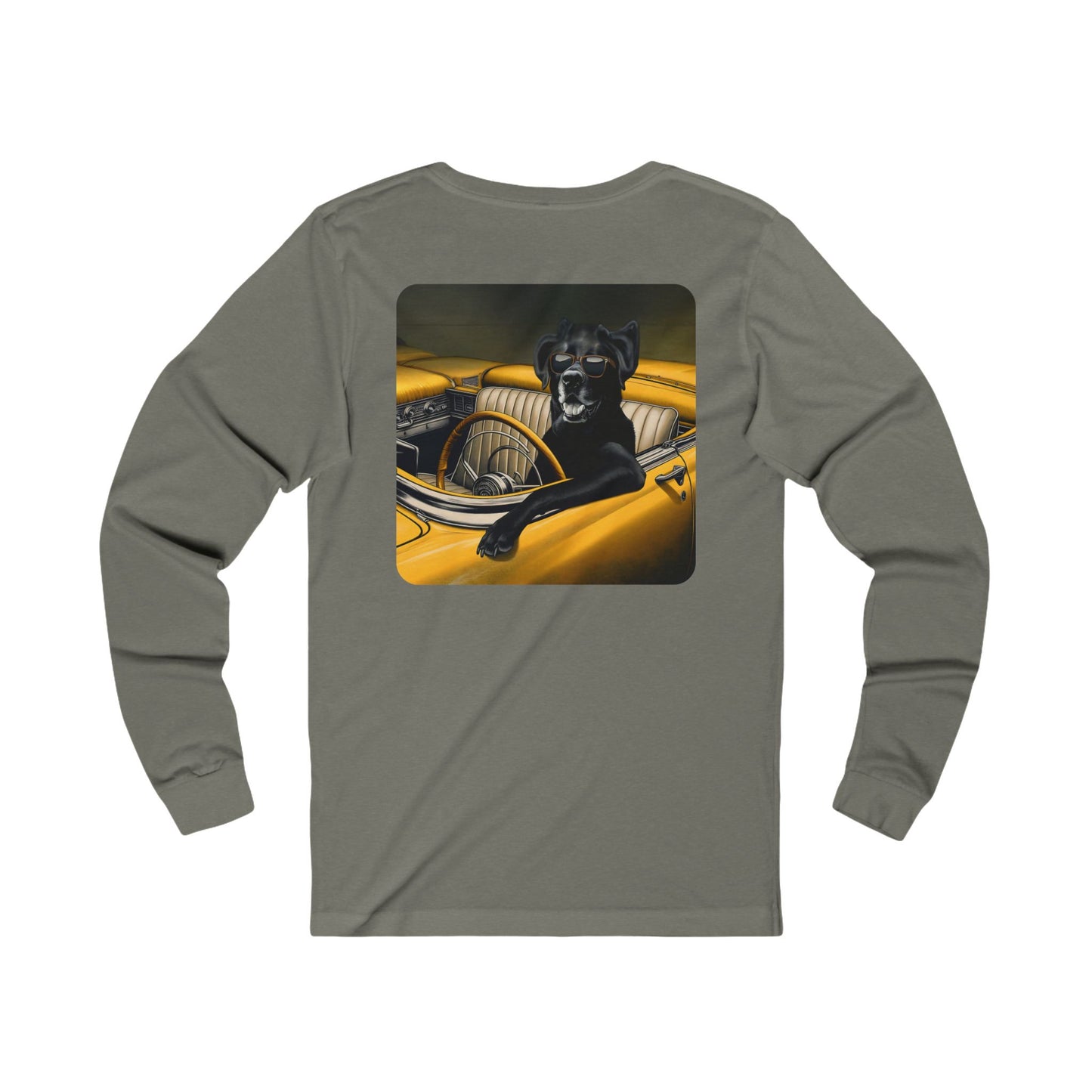 Black Lab Classic, 1950's, Unisex Jersey Long Sleeve Tee