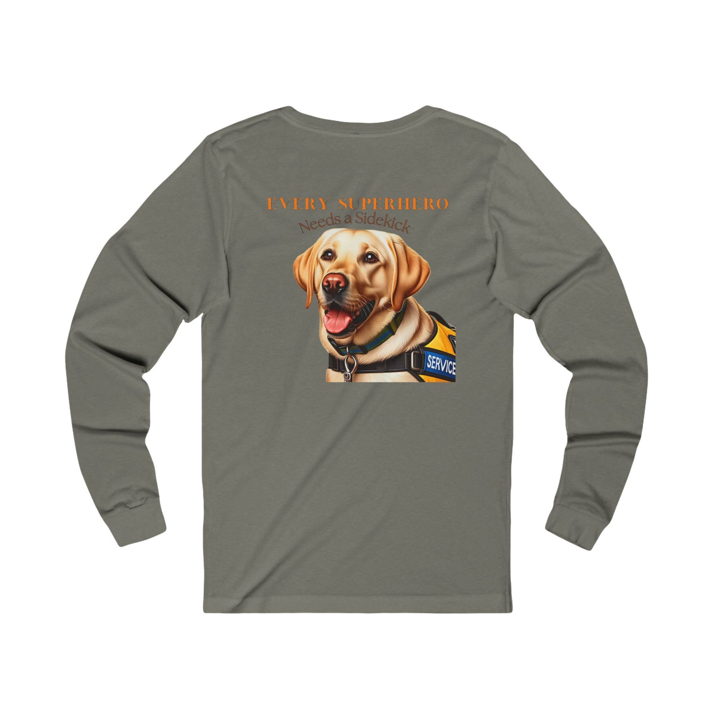 Every superhero needs a sidekick, Unisex Jersey Long Sleeve Tee