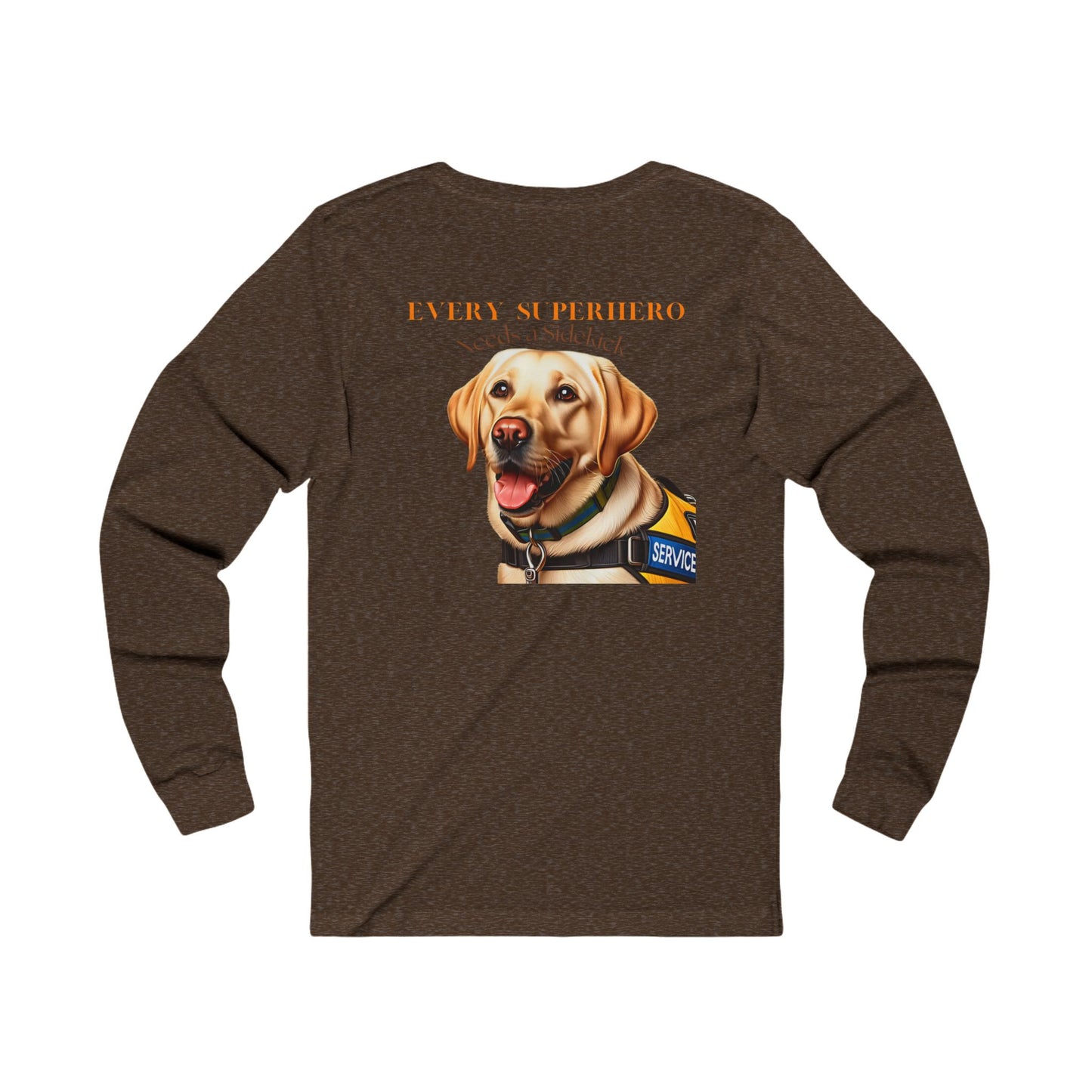 Every superhero needs a sidekick, Unisex Jersey Long Sleeve Tee
