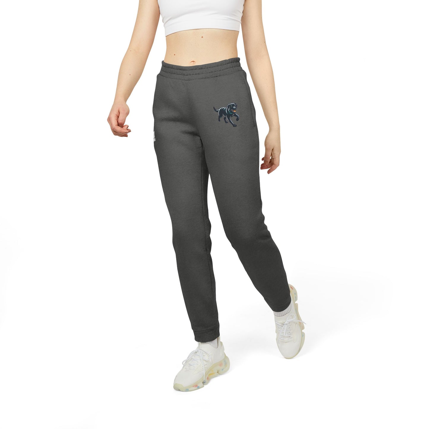 Jetty, Black Lab, adidas Unisex Fleece Joggers