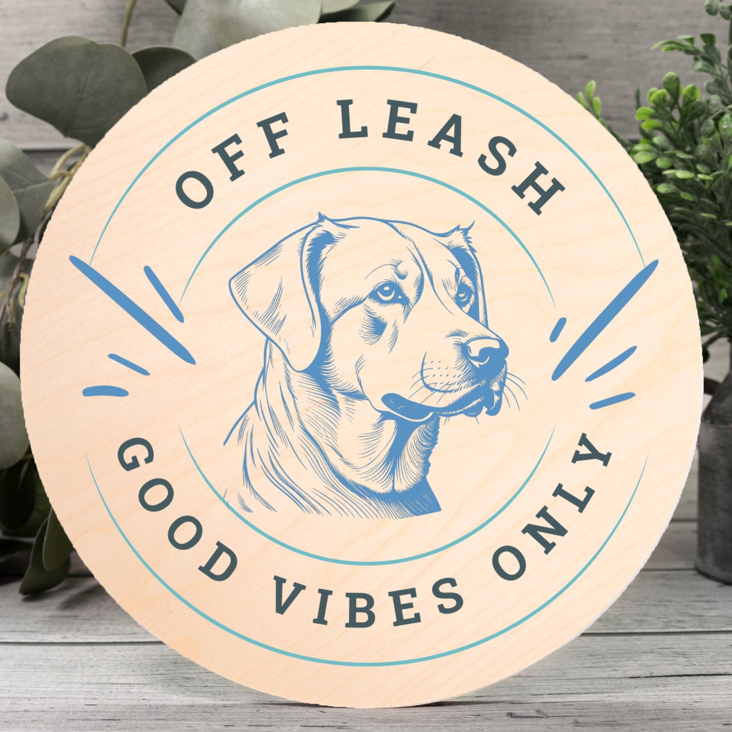 Wood Sign 12" (Round)